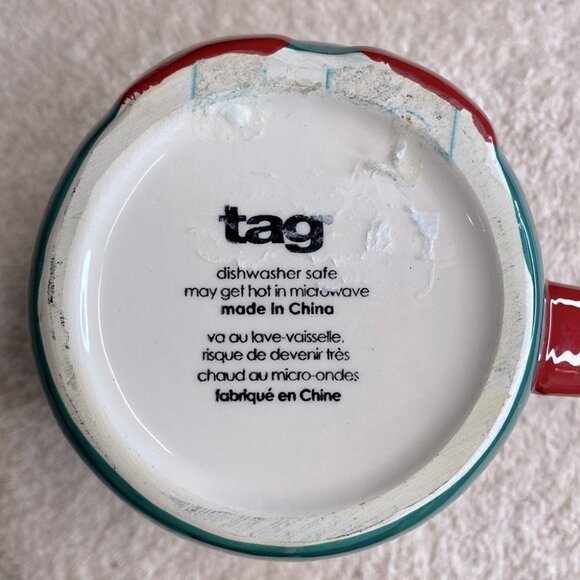 5/$25 Tag Textured Santa Claus Christmas Mug - Picture 5 of 8